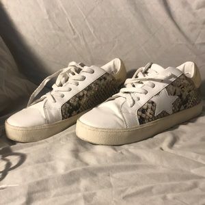 Madden Girl snakeskin sneakers size 6